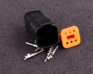 Connector 6-way pin housing DT