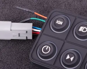CAN keypad (8 keys) multi color LED
