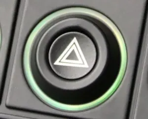 Hazard warning, icon CAN keypad